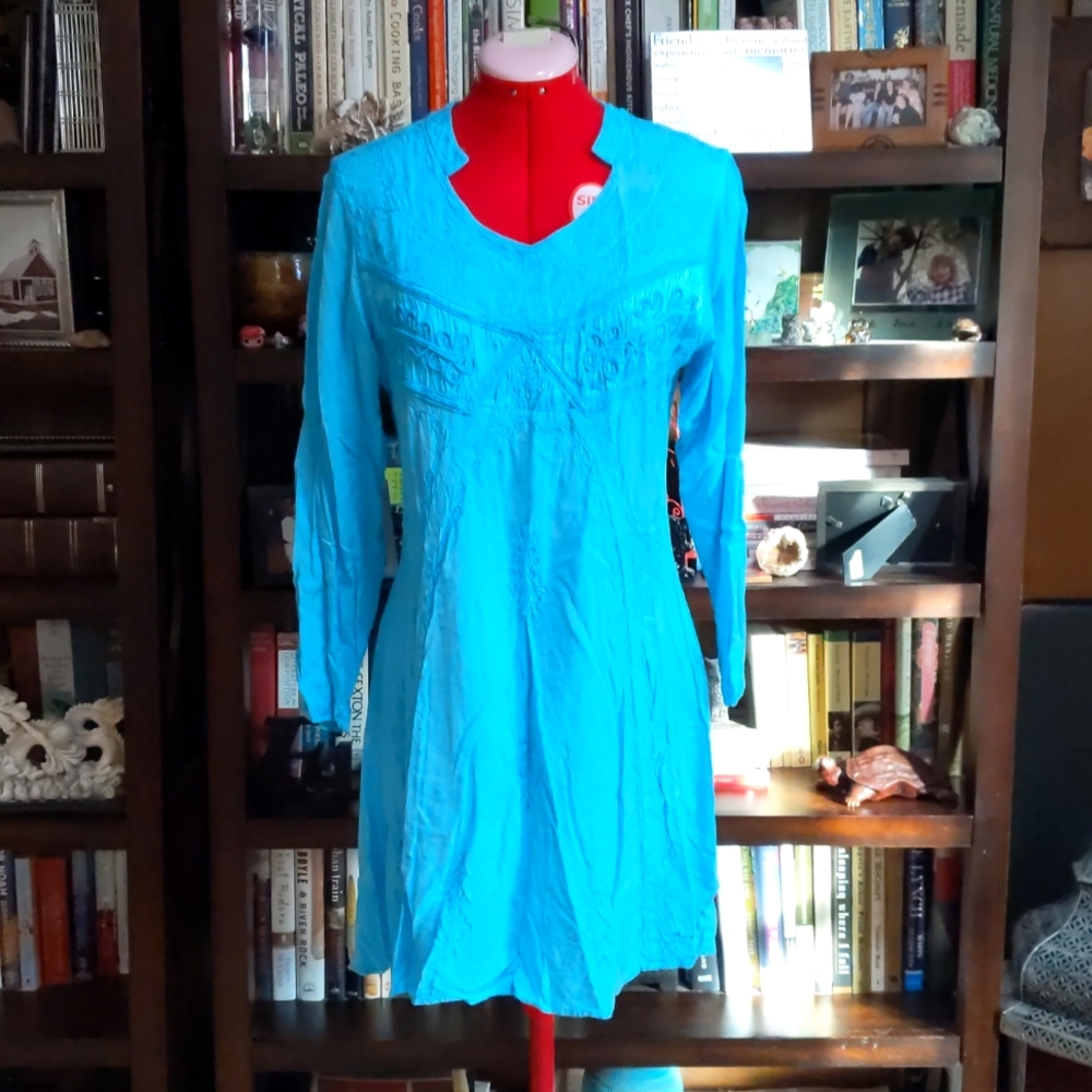 Turquoise Embroidery